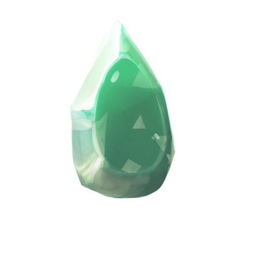 Gemcrafted Shard - Green Glow